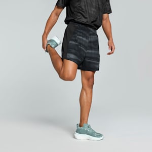 VELOCITY All-Over Print Men's 5" Running Shorts, PUMA Black, extralarge-IND